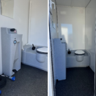 Dobbelt toilet inde