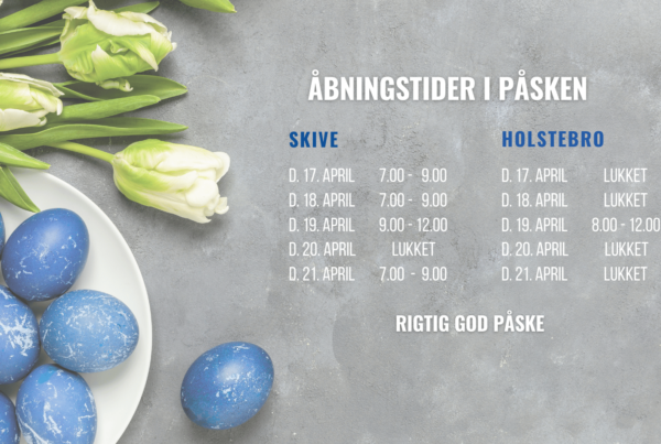 Åbningstider påske 2025