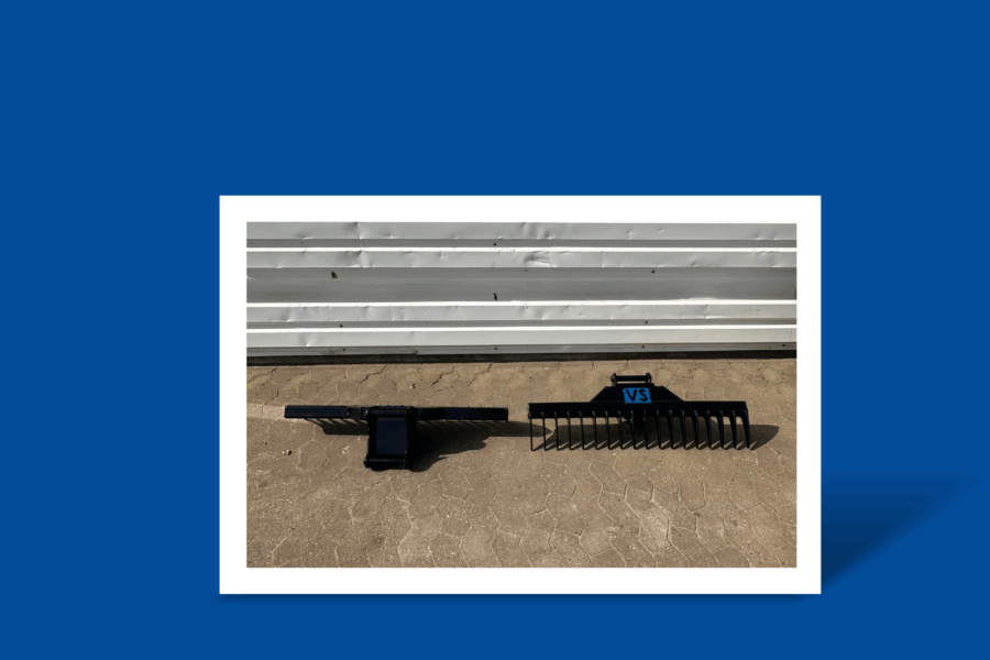 Anlægsrive til minigraver