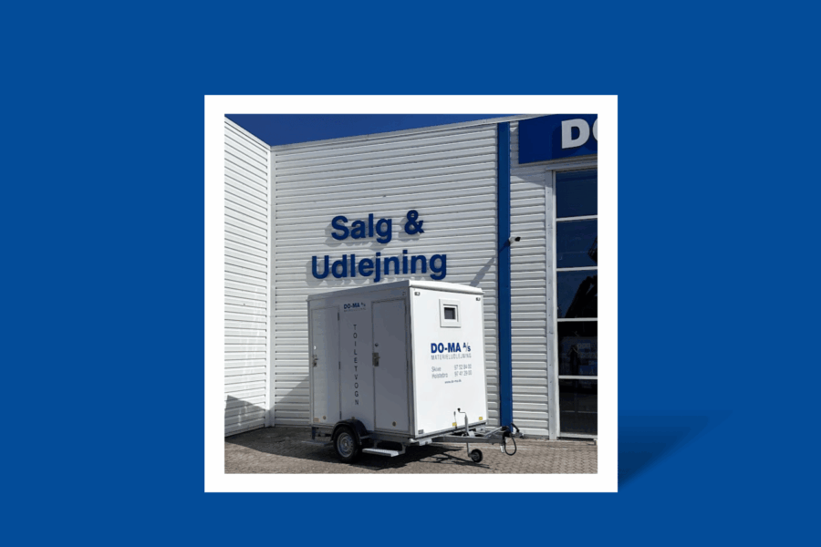 NYHED-dobbelt toiletvogn