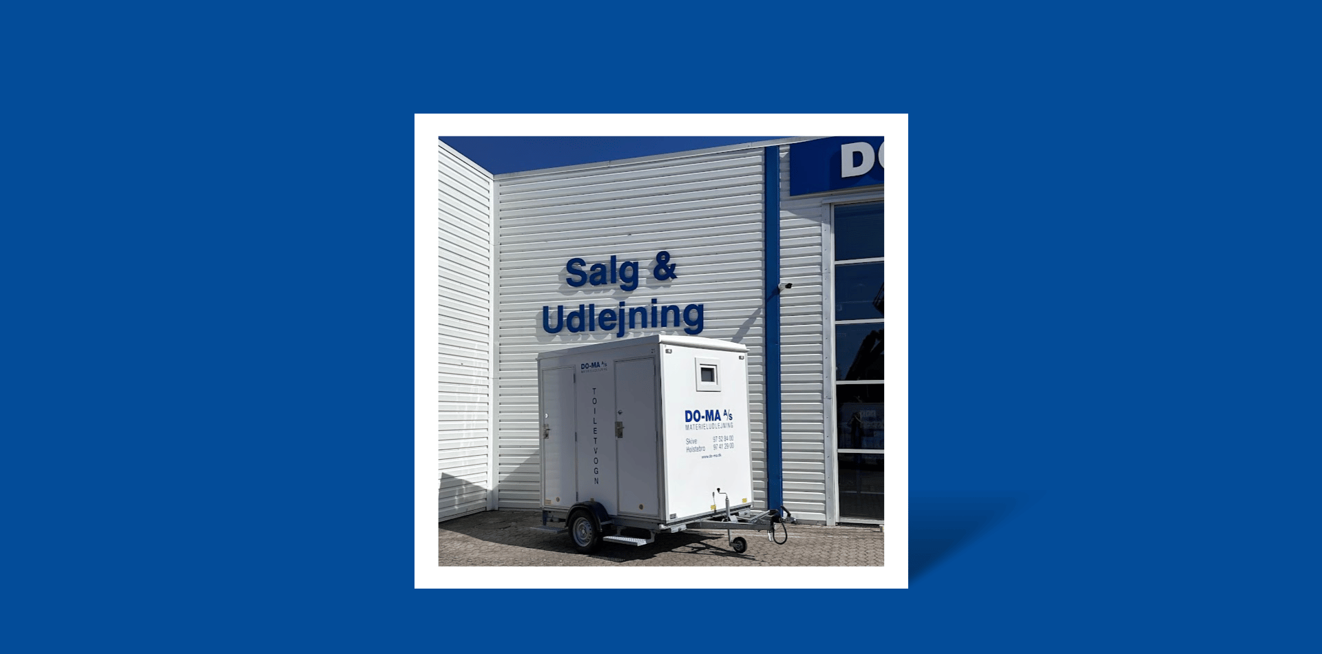 NYHED-dobbelt toiletvogn