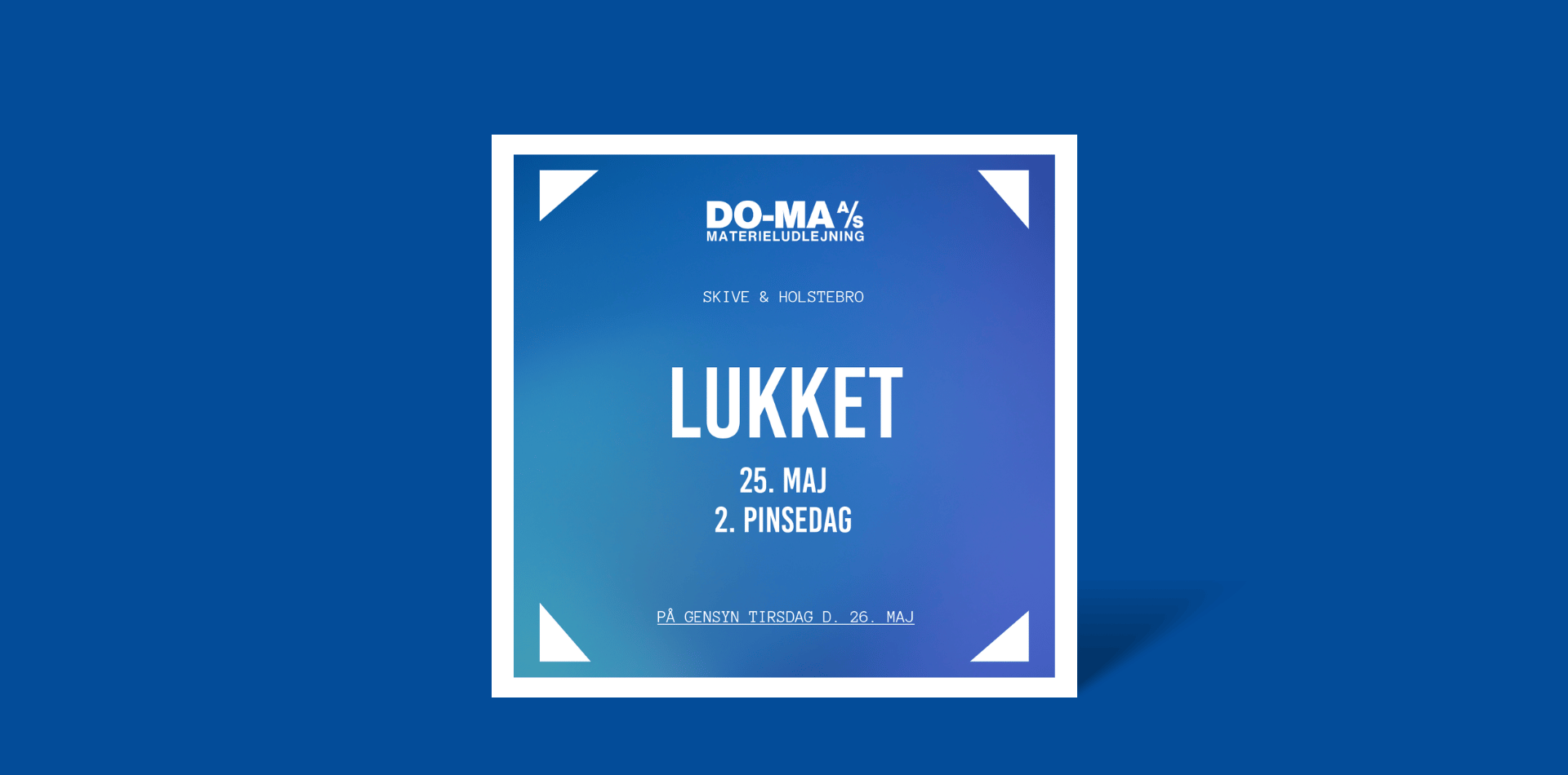 Lukket pinsen 2026